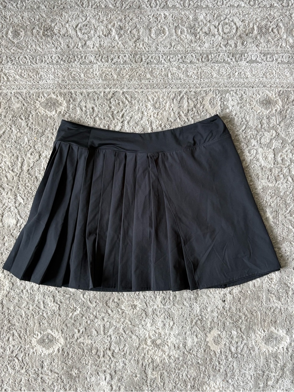 Lole Black Pleated Athletic Skirt